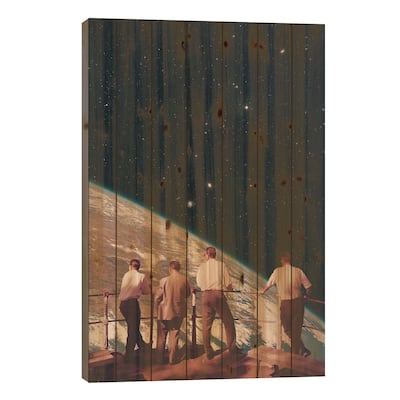 Kings View Print On Wood by Andreas Lie - Multi-Color