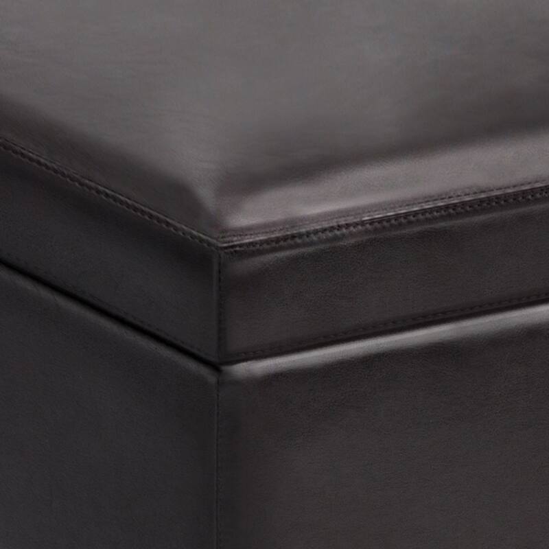 Wyndenhall Ethan Mid-century Modern Rectangular Table Ottoman