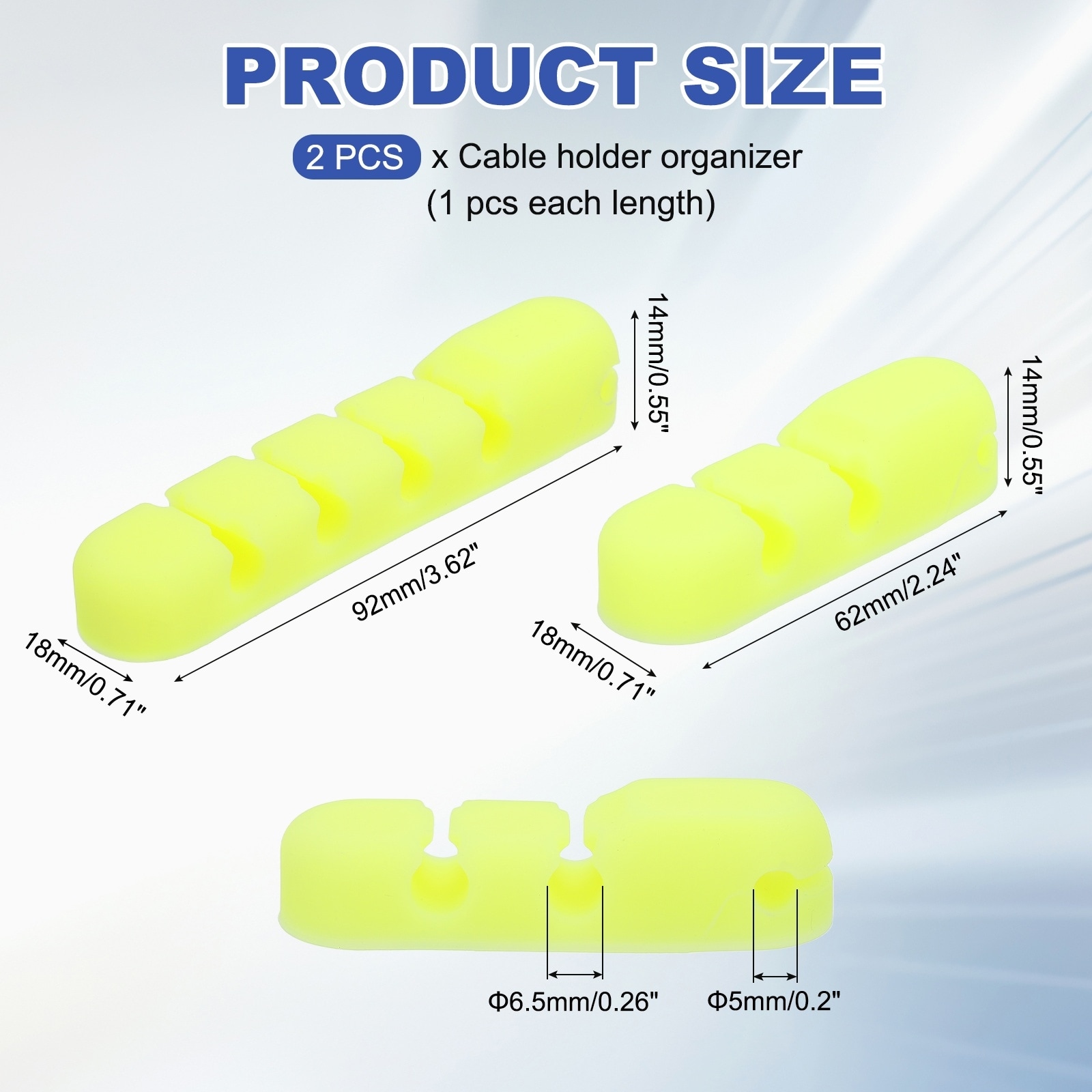 Cable Clip Silicone Wire Holder Cord Organizer Adhesive Cable Keepers