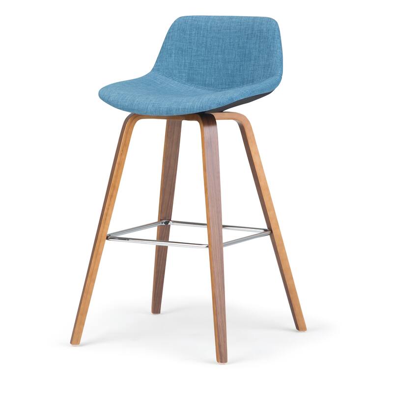WYNDENHALL Cacey Mid Century Modern Bentwood Counter Height Stool (Set of 2) - 20.7'' x 21.1'' x 36.6