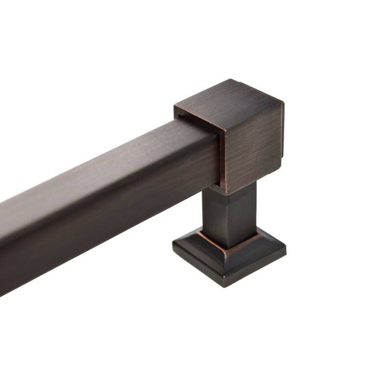 Utopia Alley Brett Pull Handle - Decorative Cabinet Drop Pull Handles for Cabinets, Oil Rubbed Bronze, 3.78" Center to Center