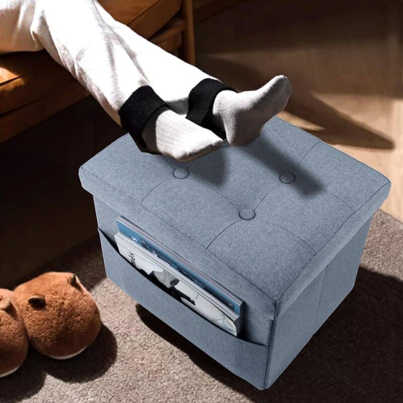 Storage Ottoman Folding 17x13x13