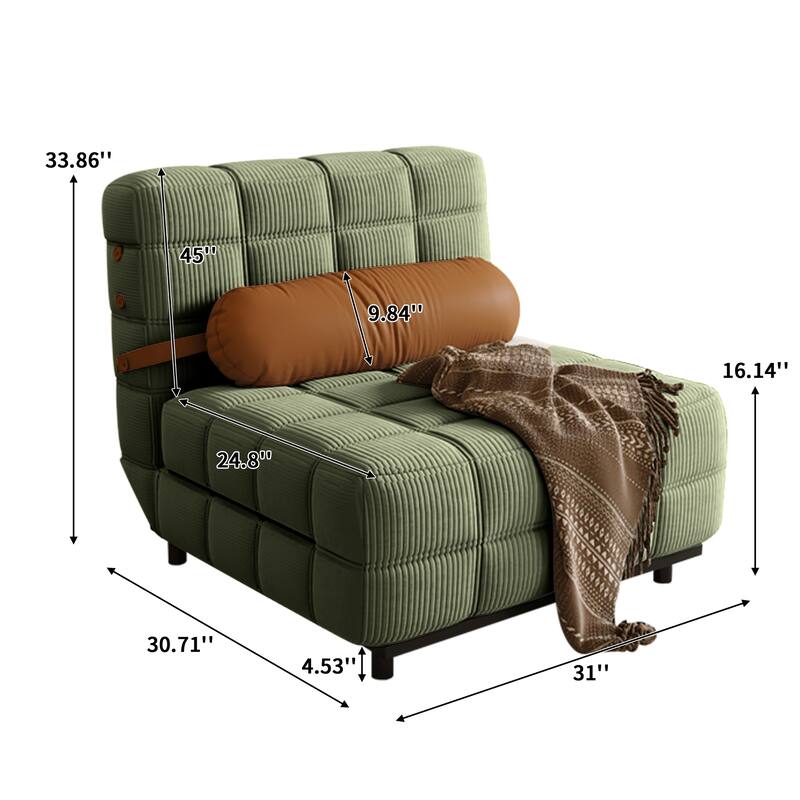 JASIWAY Convertible Sleeper Sofa Bed Chair