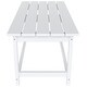 preview thumbnail 36 of 55, POLYTRENDS Laguna All Weather Poly Outdoor Coffee Table - Rectangle