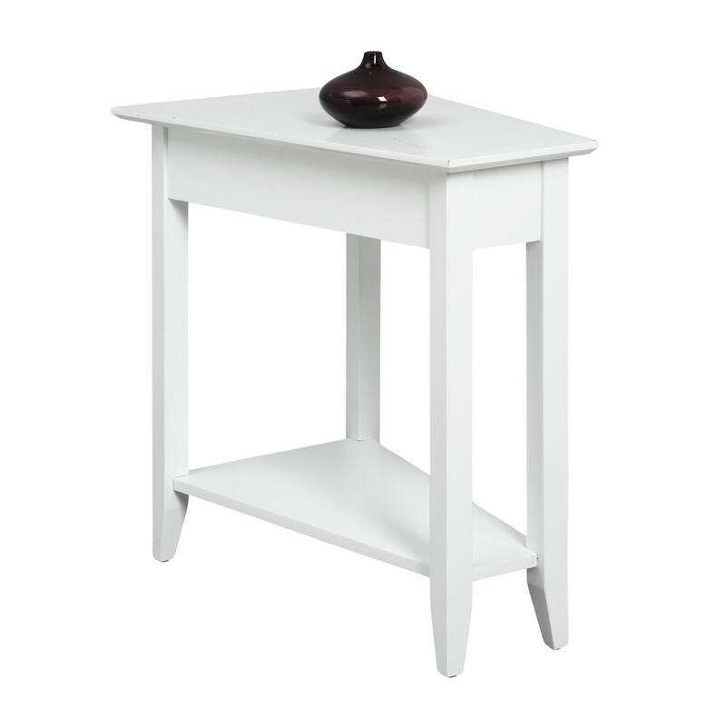 Convenience Concepts American Heritage Wedge End Table with Shelf