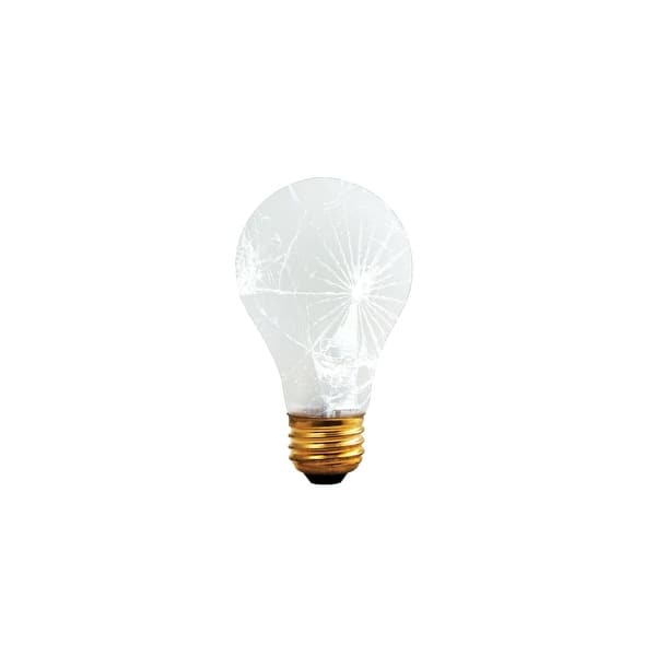 Shop Bulbrite 108100 Pack Of 5 100 Watt Dimmable A19 Shaped Medium E26 Base Incandescent Bulbs Frost Overstock 16906299