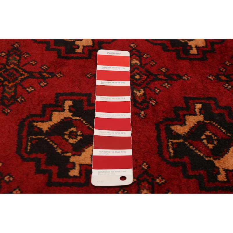 Teimani Red Rug 3'9" x 6'7" - 3'9 x 6'7
