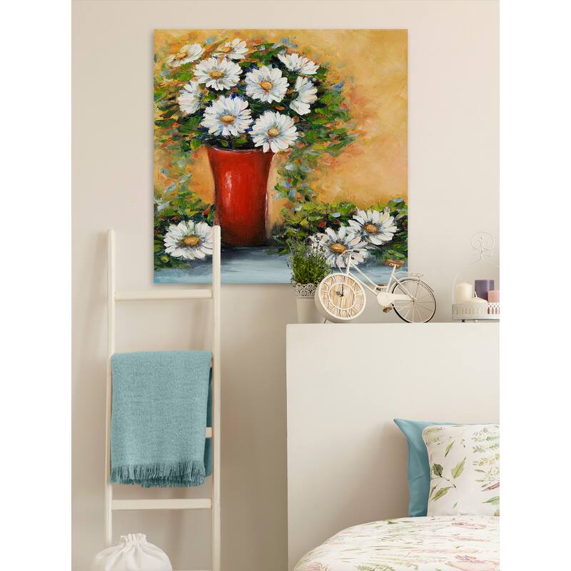 My Favorite Flower Print on Wrapped Canvas