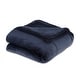 preview thumbnail 10 of 20, Vellux Plush Lux Microplush Blanket King - Midnight Blue