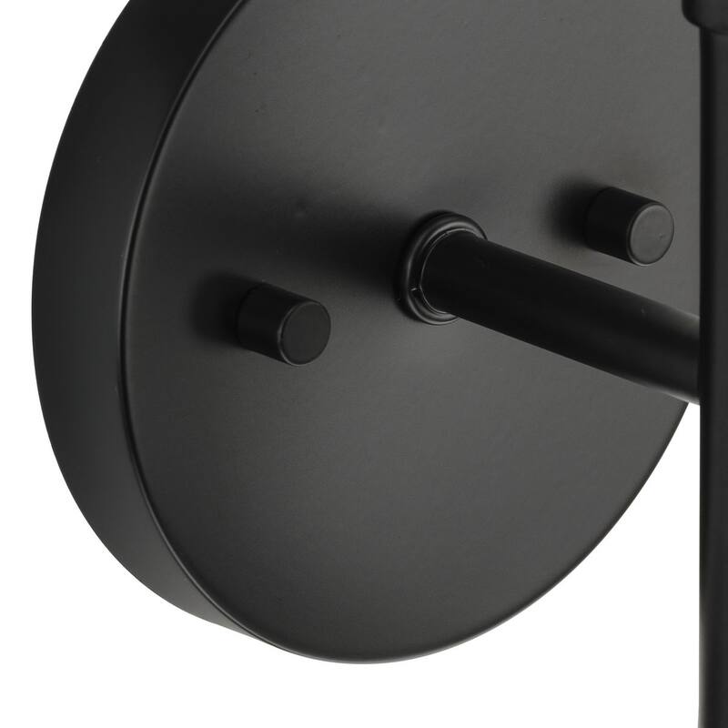 Cofield Collection Two-Light Matte Black Transitional Wall Bracket - 22.5 in x 5.62 in x 4.87 in