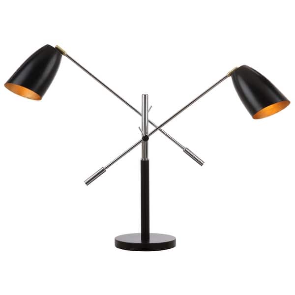slide 2 of 4, SAFAVIEH Lighting 32-inch Mavis Adjustable Task Table Lamp - 23-36"x8.75"x27-32"