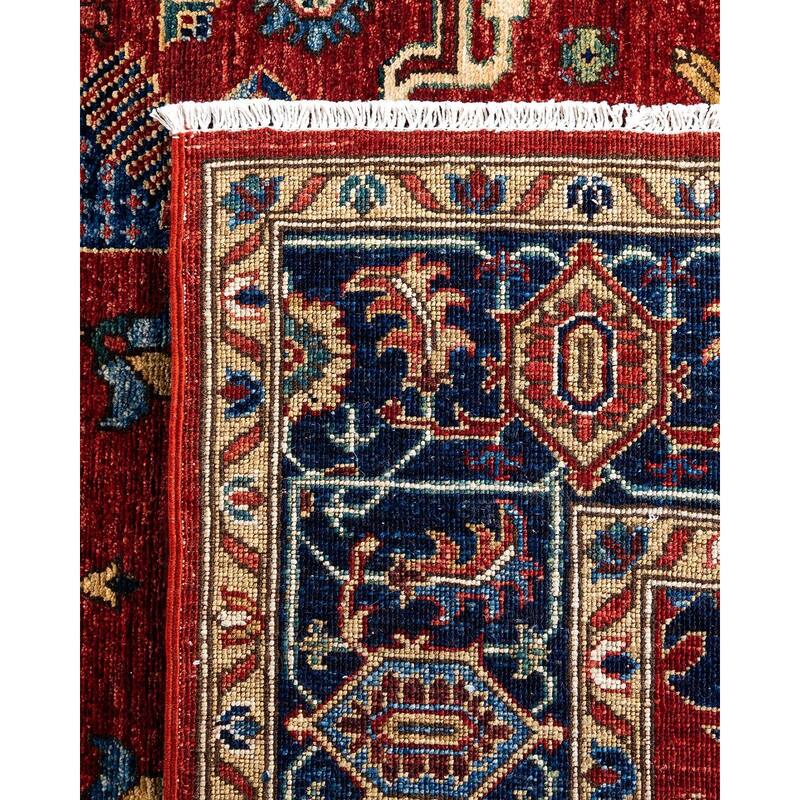 Serapi One-of-a-Kind Hand-Knotted Area Rug - Red, 6' 0" x 9' 3" - 6' 0" x 9' 3"