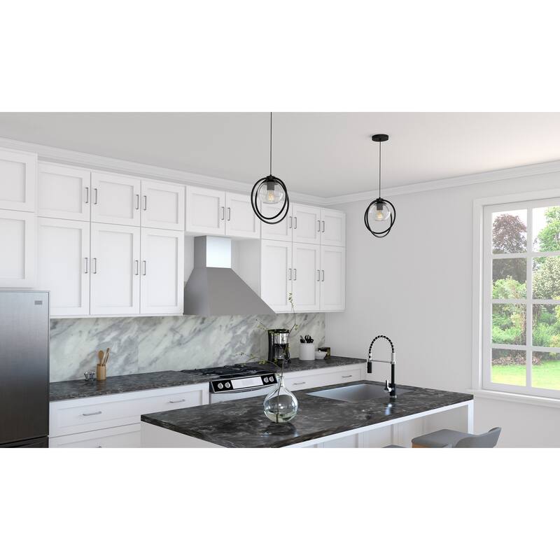 AFX Jamie Pendant - Black - 12"