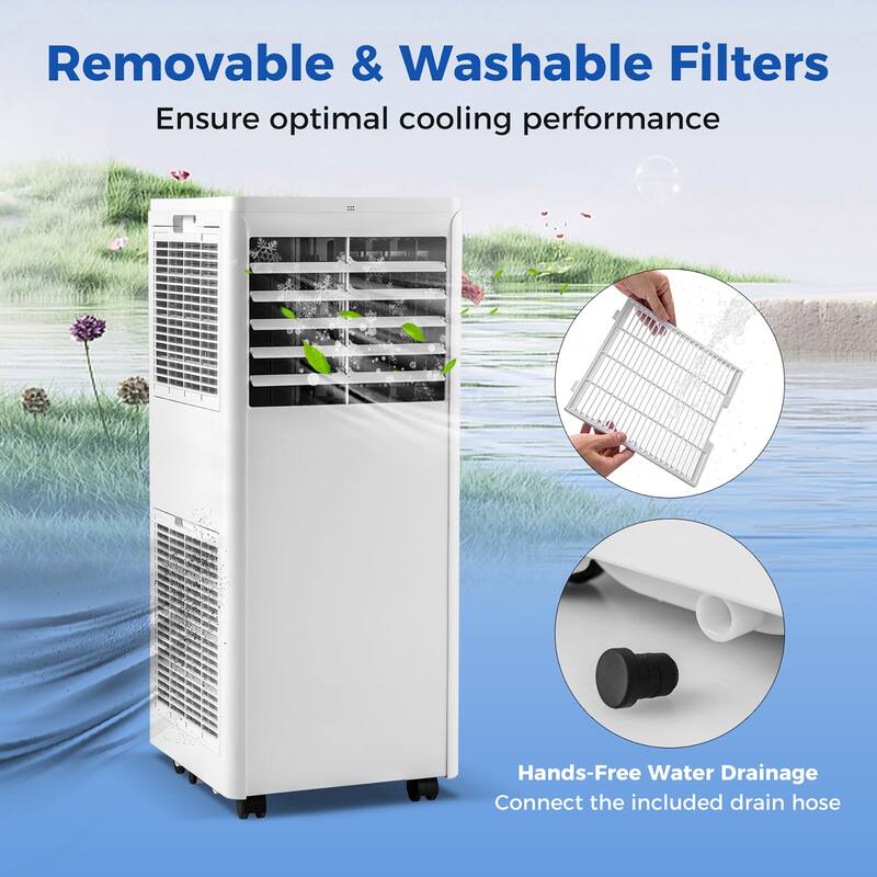 Gymax 8000 BTU portable air conditioner air cooler portable ac