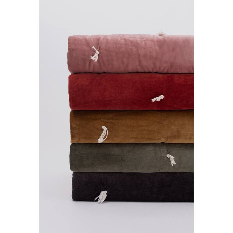 Hawke, Cotton/Velvet, Brick, Sham