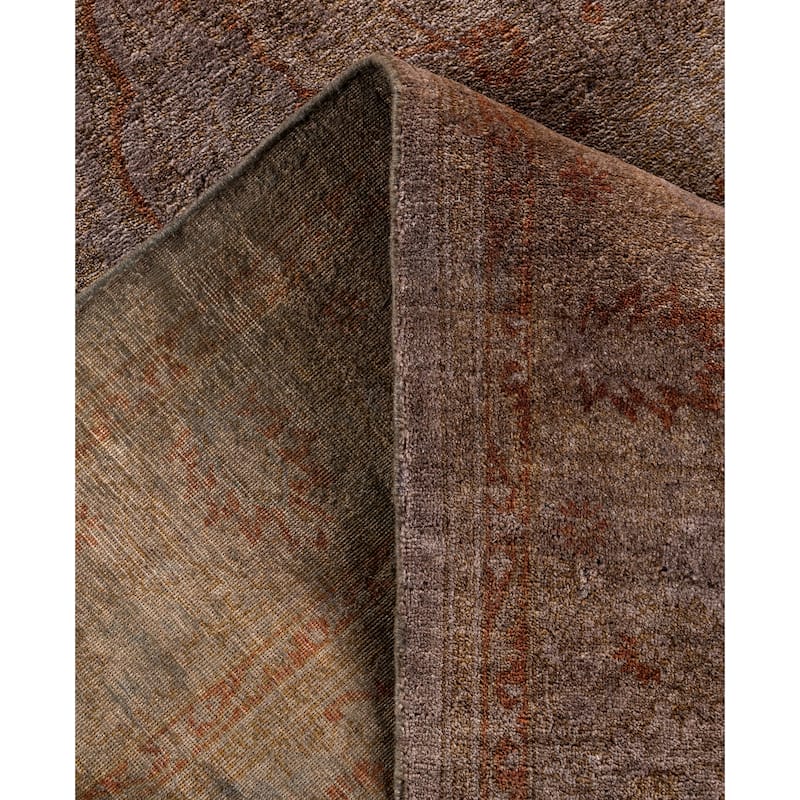Overdyed One-of-a-Kind Hand-Knotted Area Rug - Brown - 4' 8" x 7' 1"