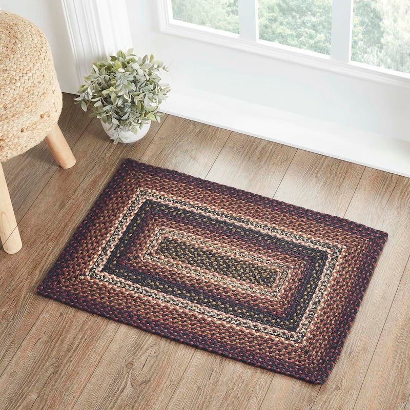 Beckham Jute Rug Rect w/ Pad 20x30 - 20x30 - Red