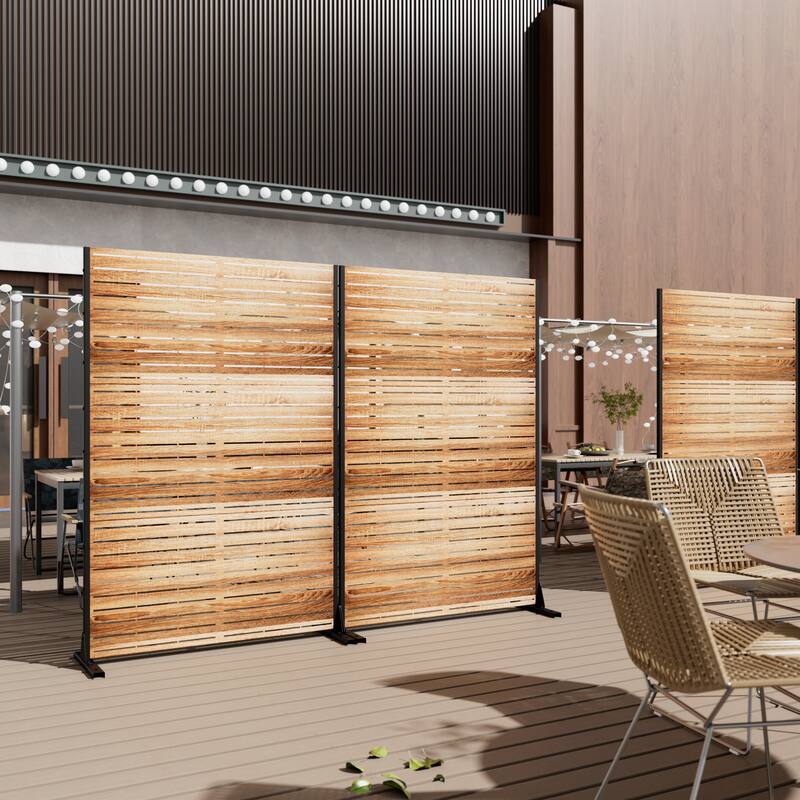 Outdoor Metal Privacy Screen Fence Panel