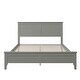 preview thumbnail 22 of 22, Stylish and Simple Platform Bed Headboard Included,Gray