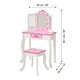 preview thumbnail 14 of 14, Teamson Kids- Fashion Giraffe Prints Gisele Play Vanity Set