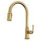 preview thumbnail 1 of 9, Karran Auburn One-Handle Pull Down Dual Function Sprayer Kitchen Faucet Brushed Gold