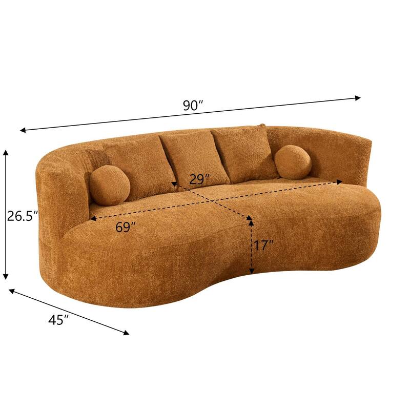 Christopher Knight Home - Modern Upholstered 3-Seater Sofa