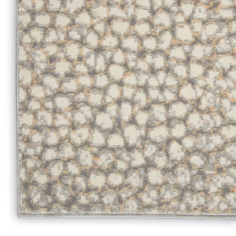 Nourison Joli Modern Abstract Pebble Area Rug
