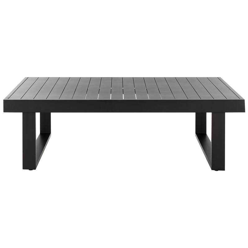 SAFAVIEH Outdoor Living Fash Aluminum Coffee Table - 50"W x 30"D x 16"H