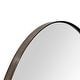 preview thumbnail 5 of 8, TEHOME Yolanta Round Metal Wall Mirror