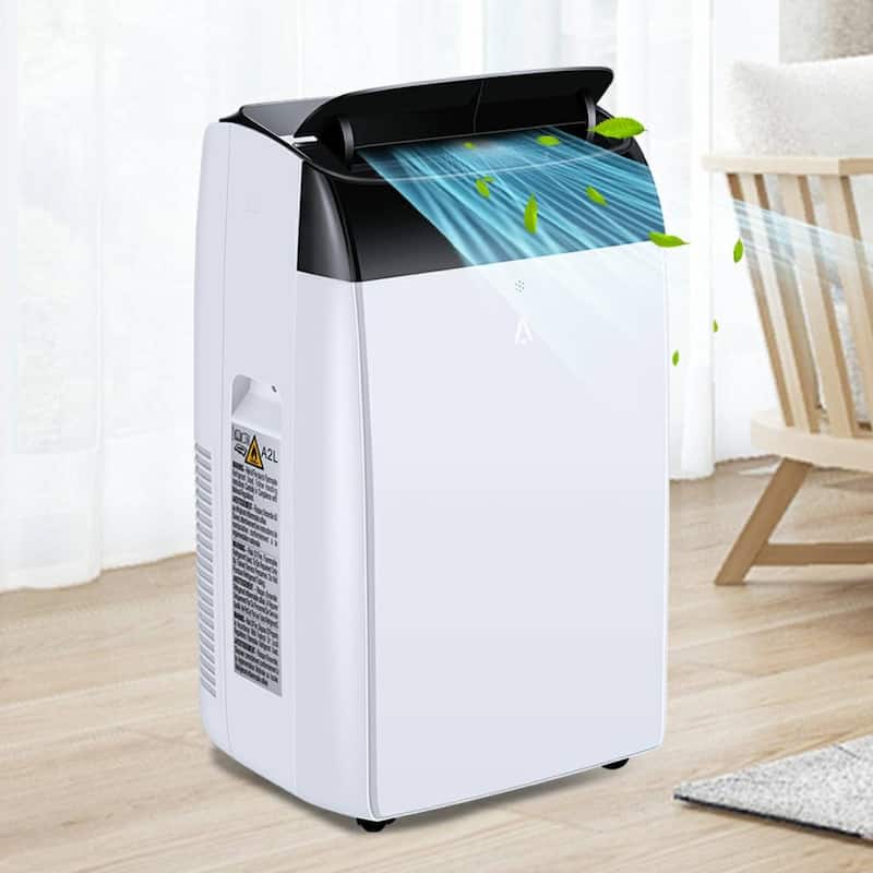 12000 Btus Portable Air Conditioner for Room up to 550 Sq. Ft. - N/A - White