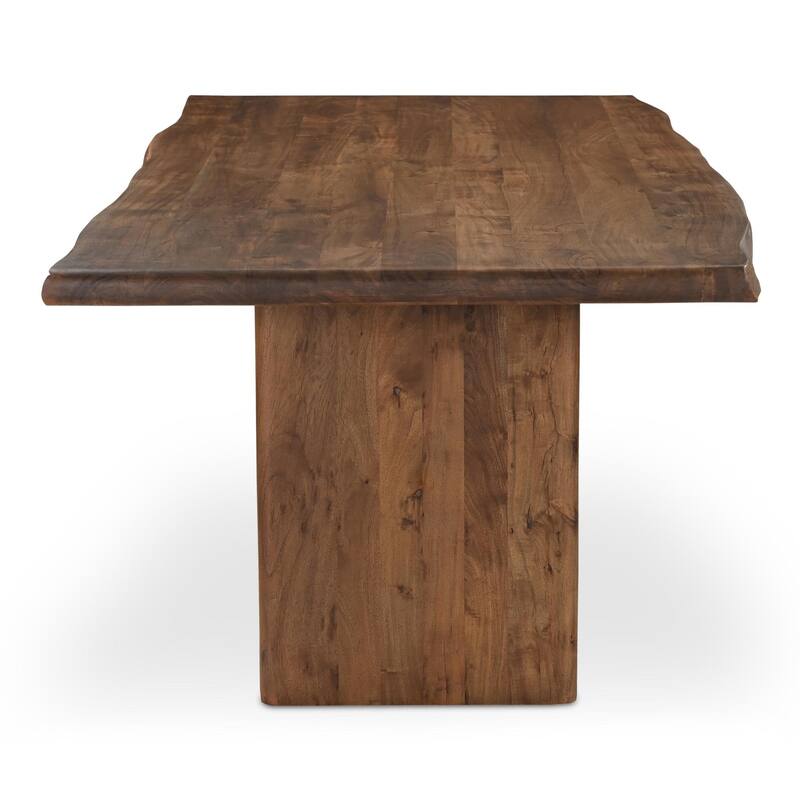 NADAAL STUDIOS Jorah, Large Wooden Dining Table, Brown