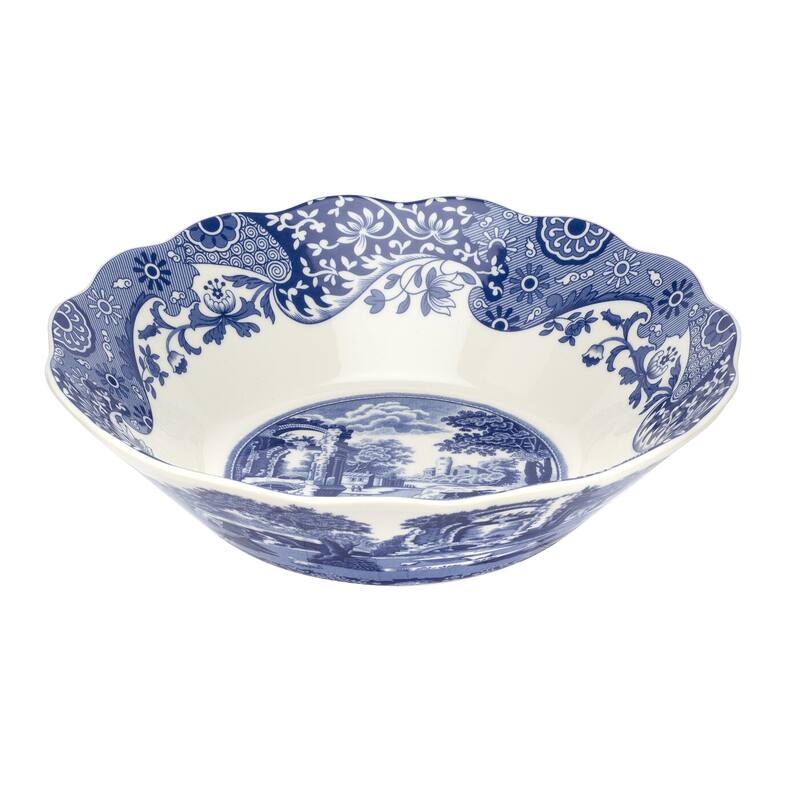 Spode Blue Italian Daisy Bowl - 10 inch - Blue/White - 1 Piece