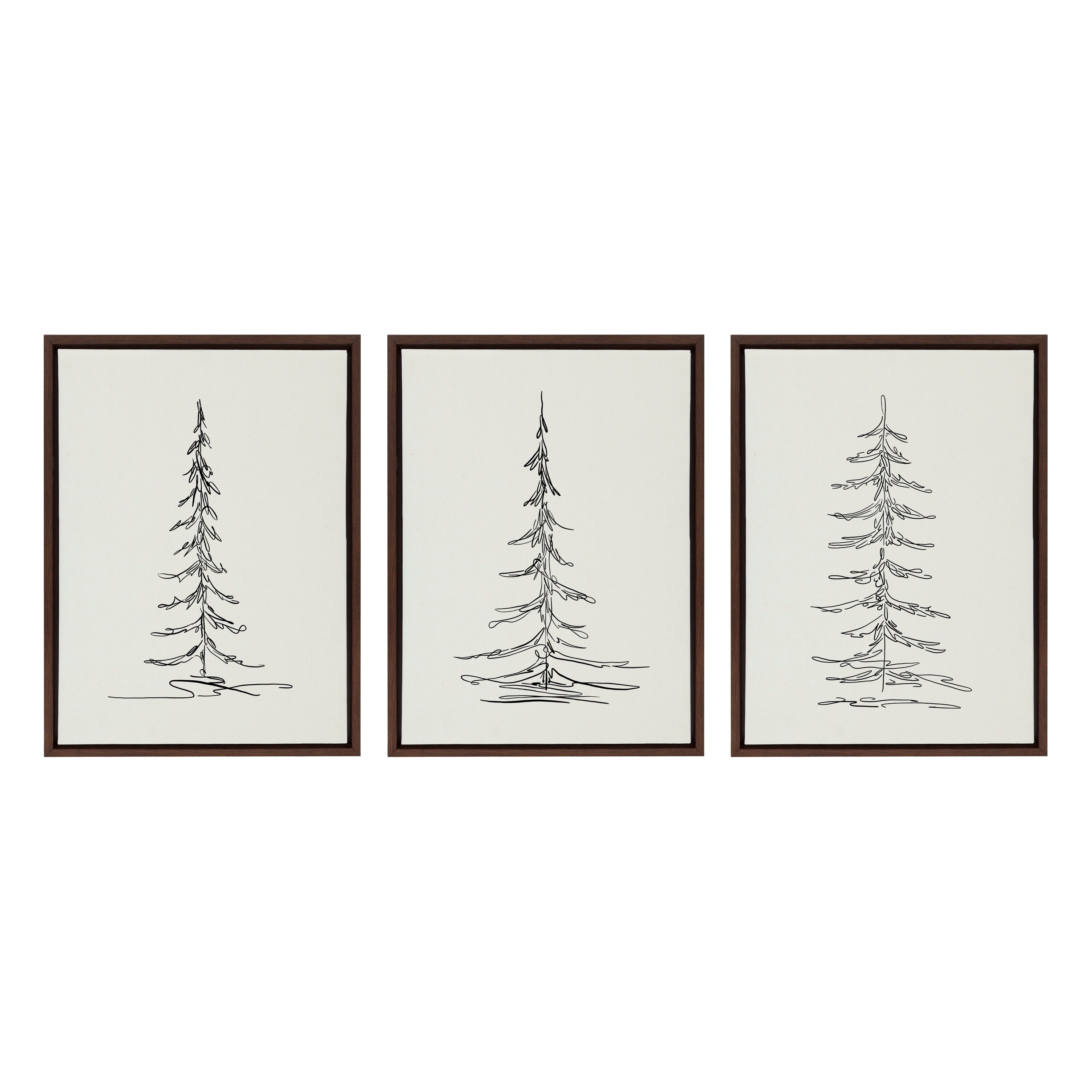 Kate and Laurel Sylvie Trees Frame Canvas by The Creative Bunch Studio  Bed Bath  Beyond 35527123