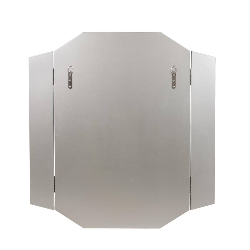 Allan Andrews Bi-Fold Curved Vanity Mirror