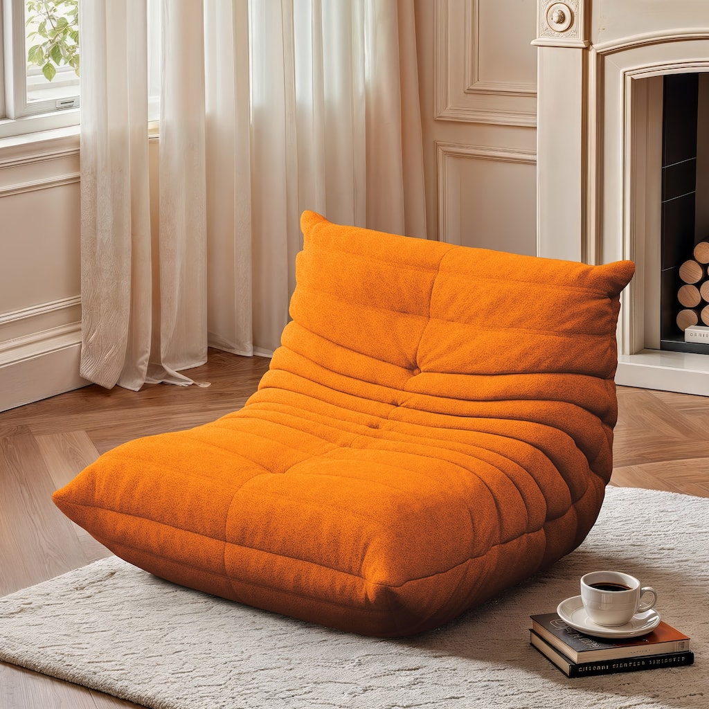 Lazy Fireside Sofa Lounge Chair Filled by High Density Memory