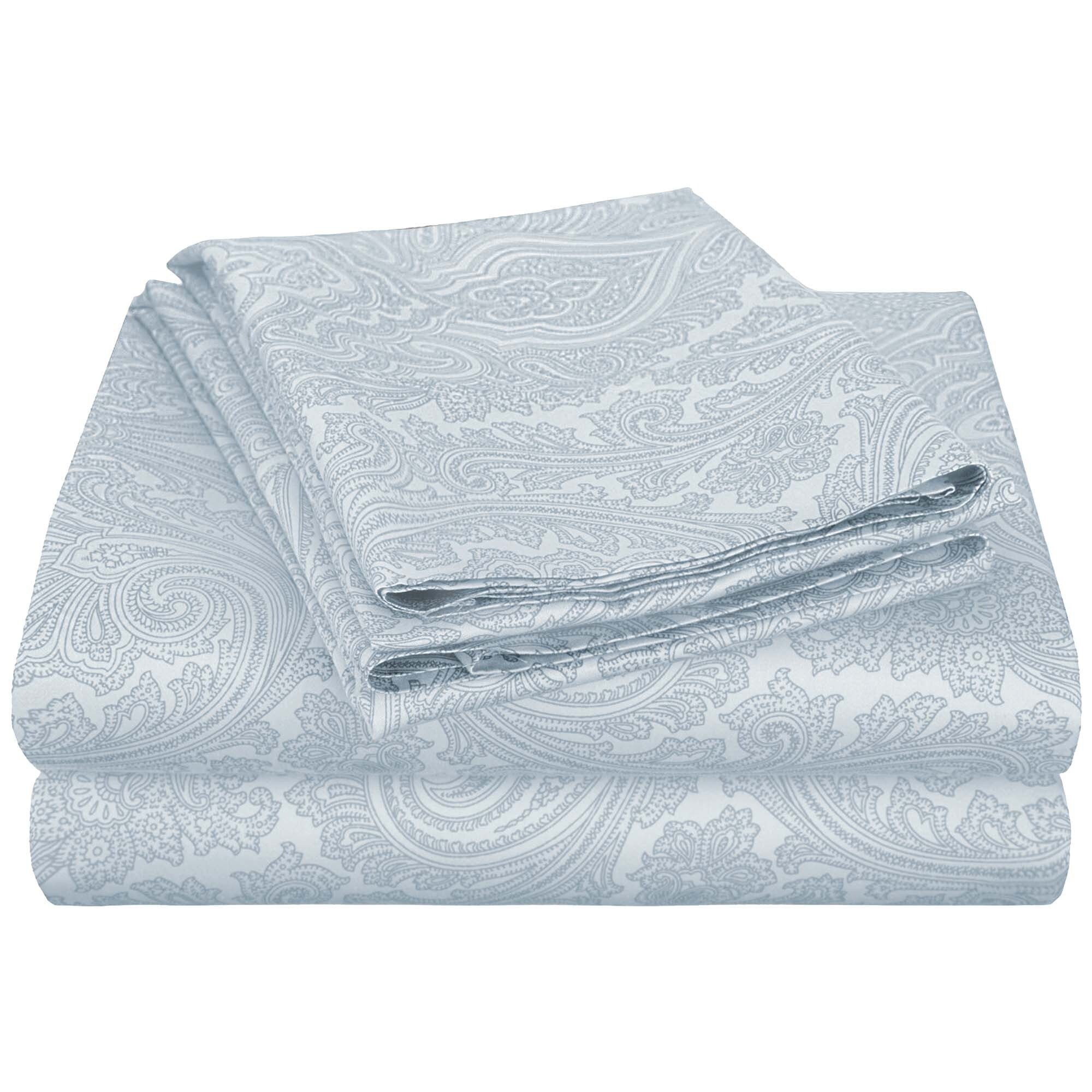 Superior Italian Paisley Cotton Blend 600 Thread Count Bed - Picture 7 of 45