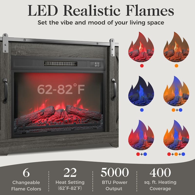 Royalcraft 23 to 60 inch Electric Fireplace
