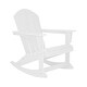 preview thumbnail 3 of 6, Laguna Hdpe All Weather Outdoor Patio Rocking Chair (Set of 4)