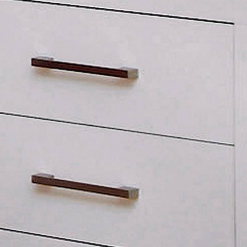 Crisp White 2 Drawer 26 in. W Nightstand with Sturdy Hardware and Ample Storage