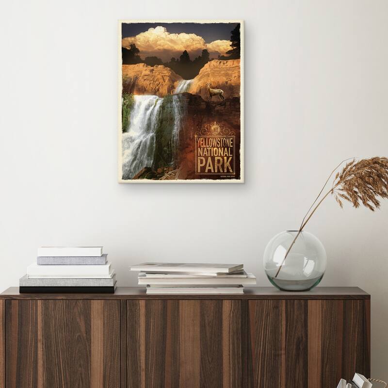 Yellowstone National Park by Mark Lague Canvas Art Print