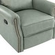 preview thumbnail 44 of 62, Ilario 32.67'' Wide Genuine Leather Manual Rocker Recliner, Set of 2