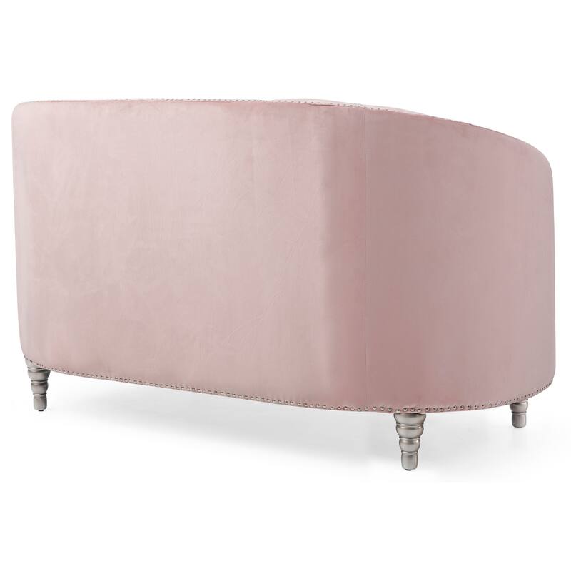 Dania Velvet Loveseat
