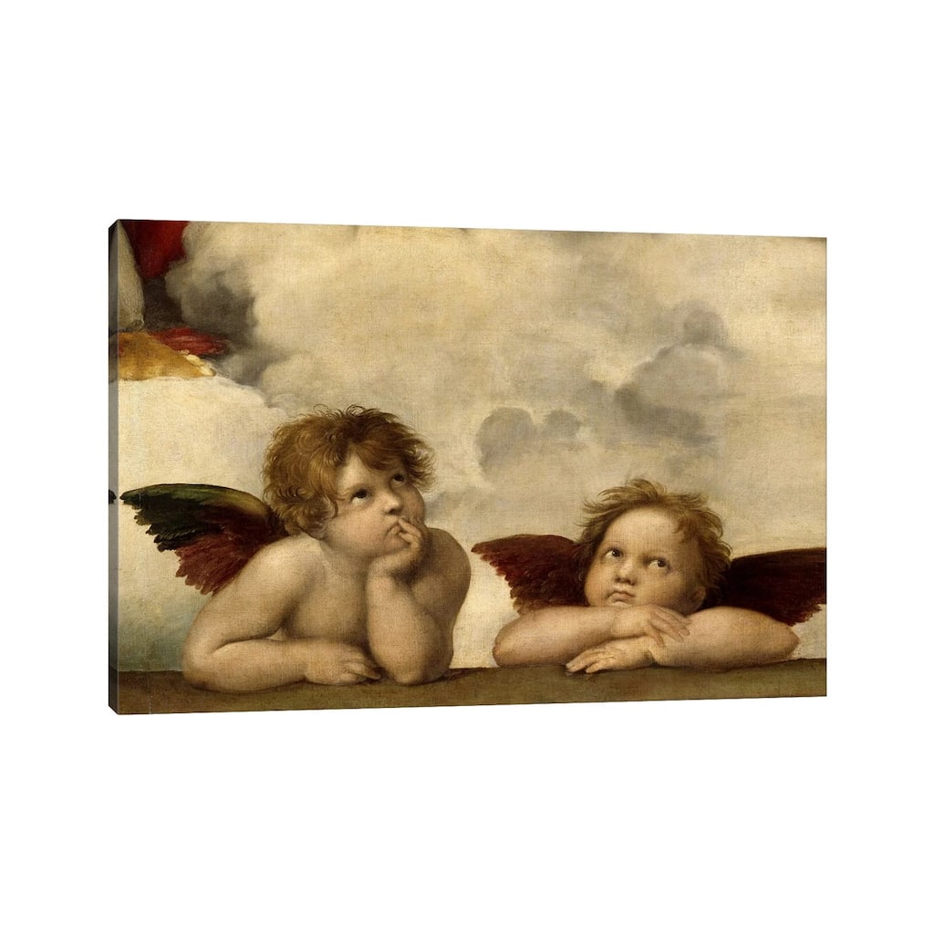 iCanvas "The Two Angels" by Raphael Canvas Print