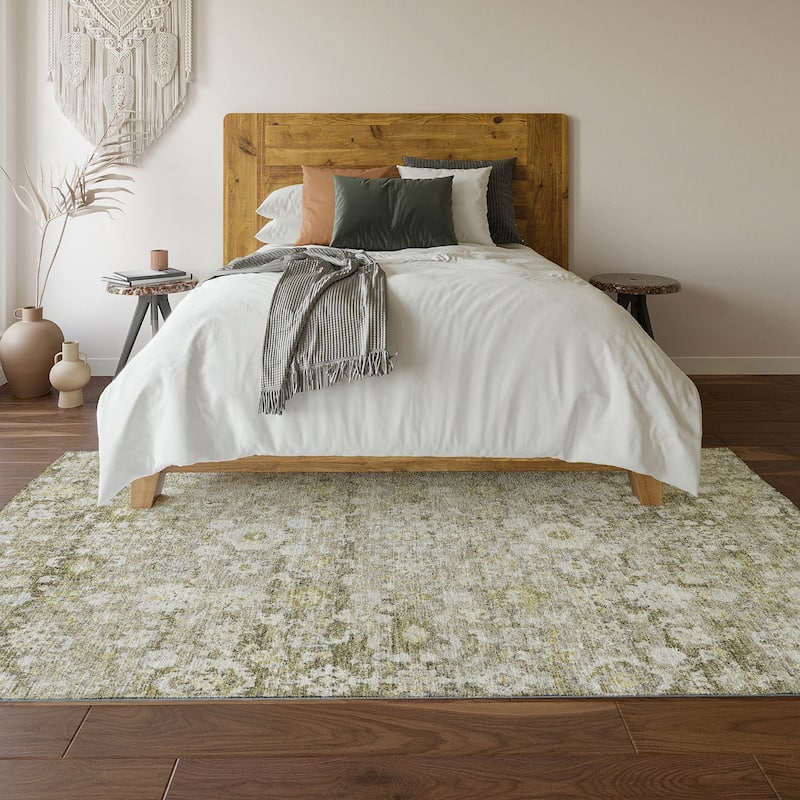 Premium Washable Super Soft Vintage Traditional Mayfield Rug