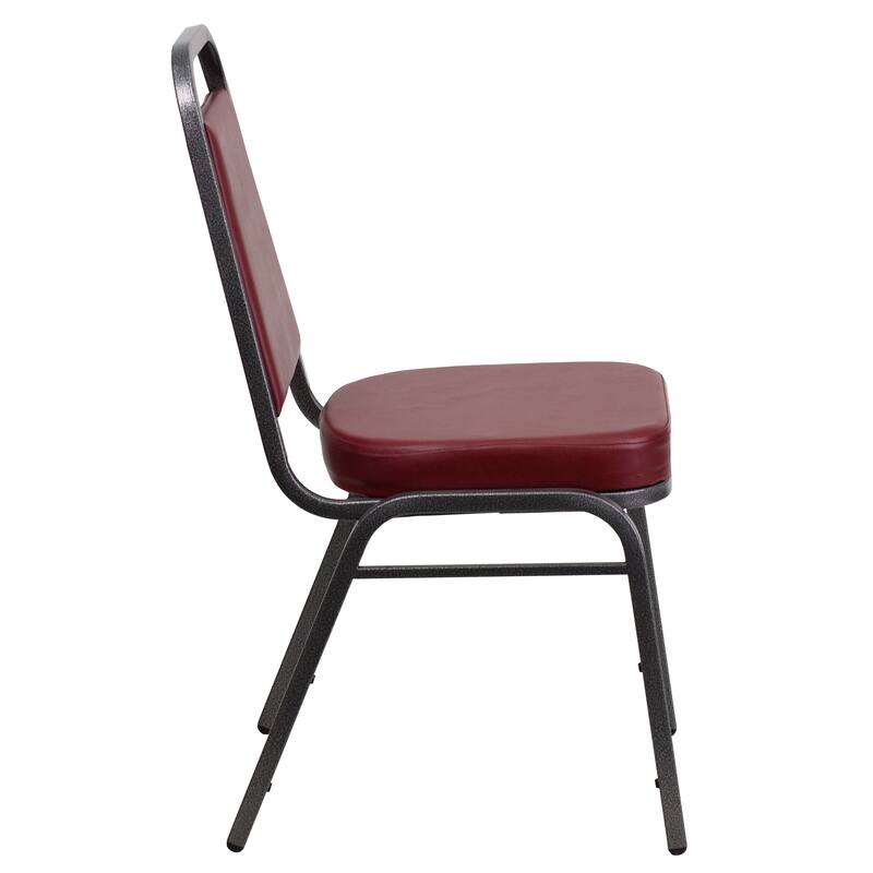 4 Pack Trapezoidal Back Stacking Banquet Chair - 20.25"D x 17.5"W x 36"H
