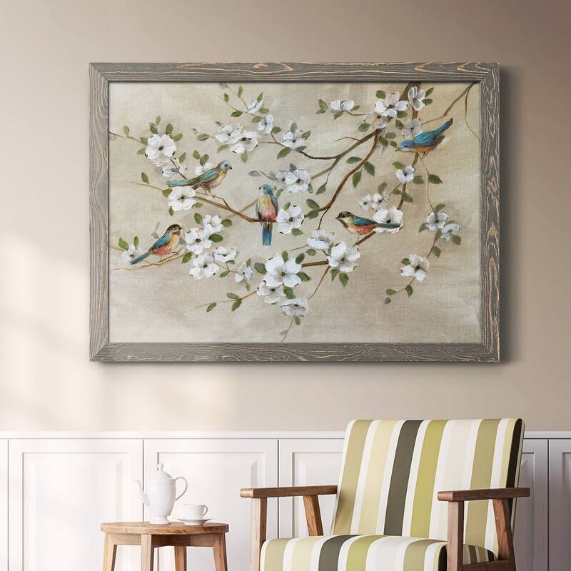 Birds of a Feather-Premium Framed Canvas - Ready to Hang