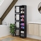 preview thumbnail 5 of 7, Javlergo 65" Narrow Tall Storage Bin 4 Tier Foldable Kitchen Storage Cabinet Organizer Freestanding Kitchen Pantry