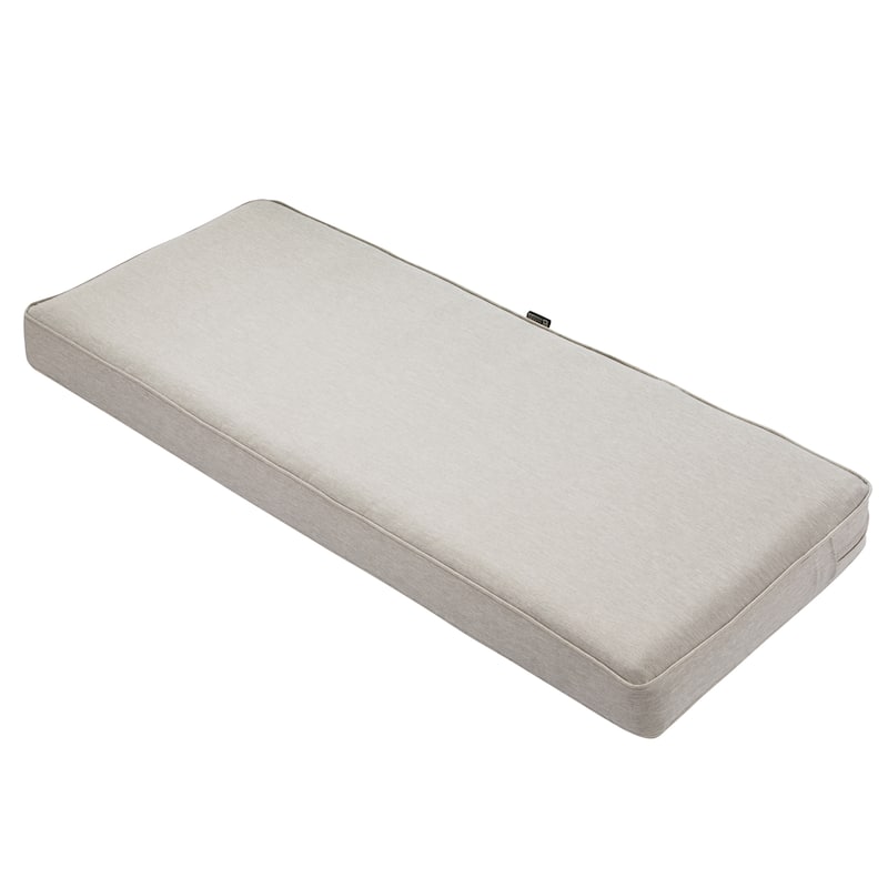 Classic Accessories Montlake FadeSafe Water-Repellent Outdoor Bench Cushion, 42"W x 18"D x 3"T
