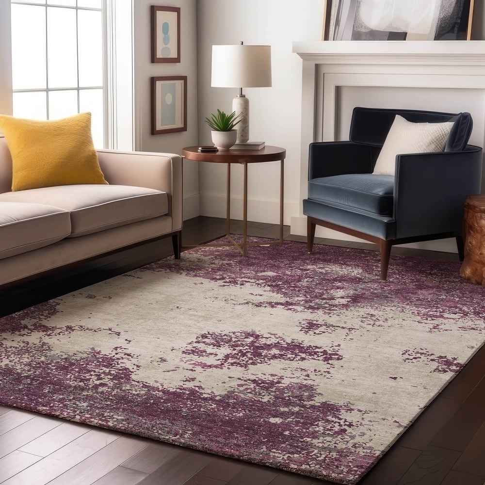 Premium Washable Super Soft Abstract Solid Mayfield Rug