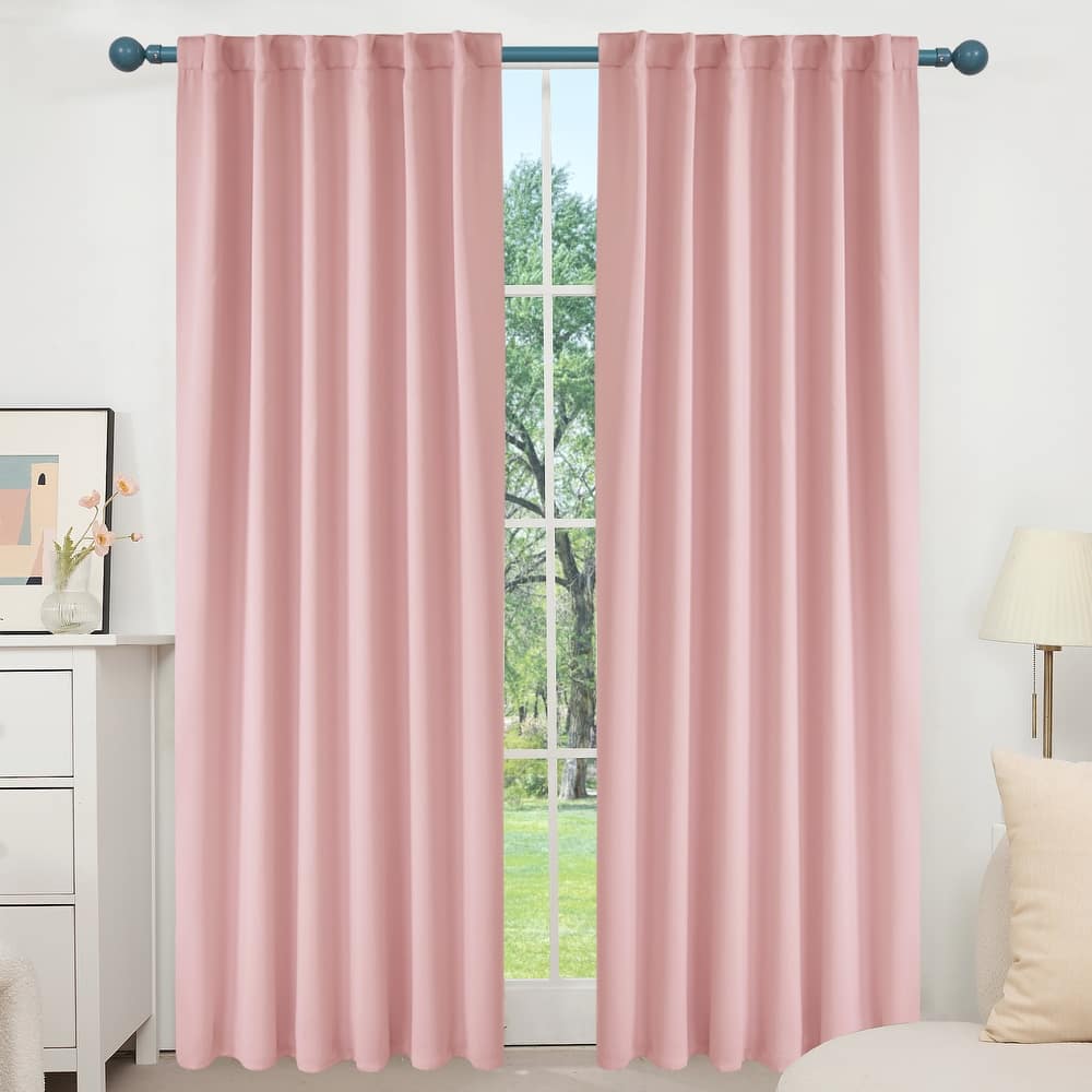 Deconovo Back Tab Blackout Curtains (2 Panel)